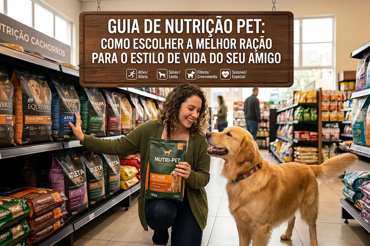 Guia de Nutrição Pet: Como Escolher a Melhor Ração para o Estilo de Vida do seu Amigo